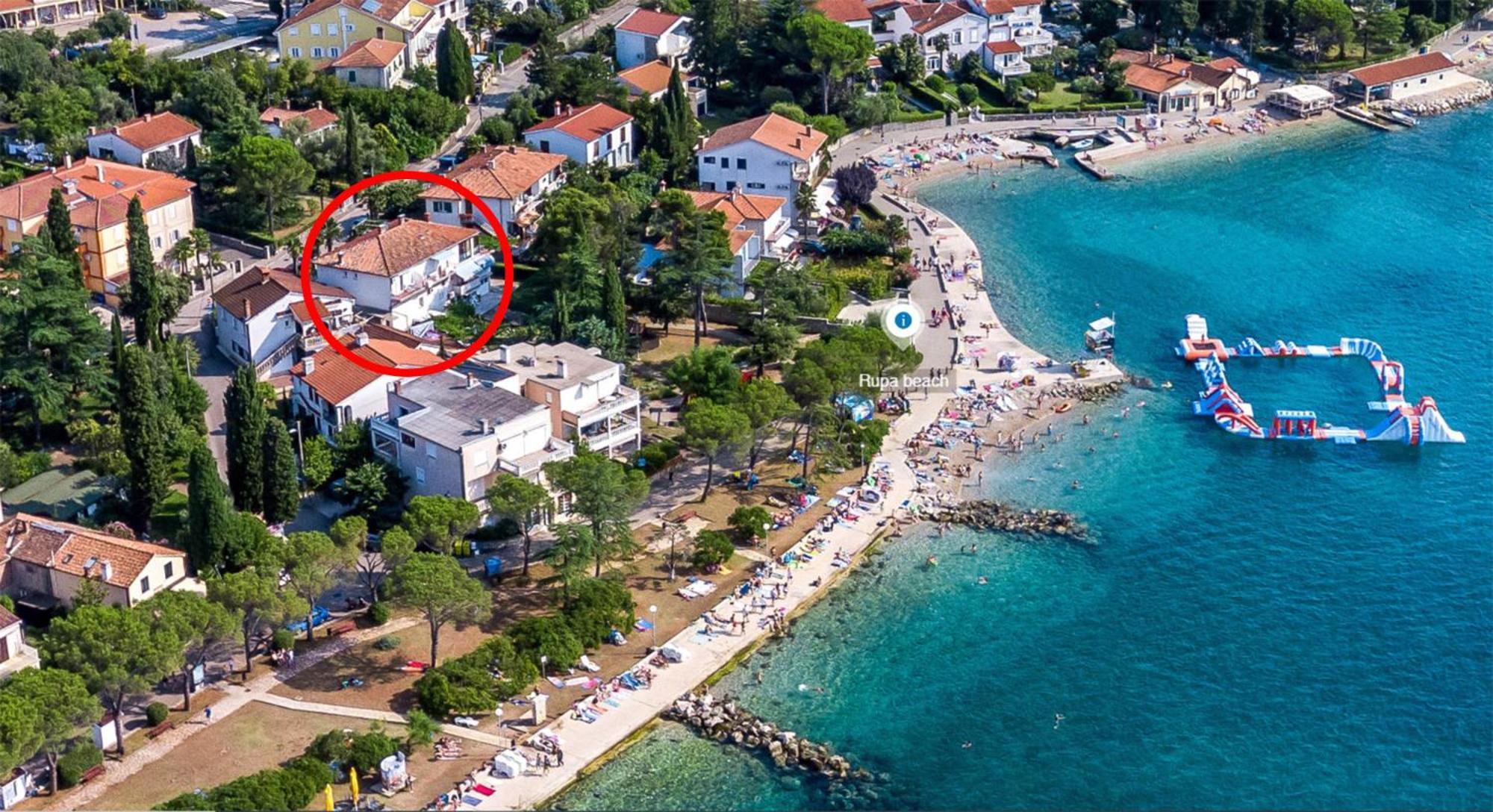 Apartments House Pinezic Малинска Экстерьер фото